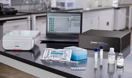 Molecular detection system with listeria right now assay