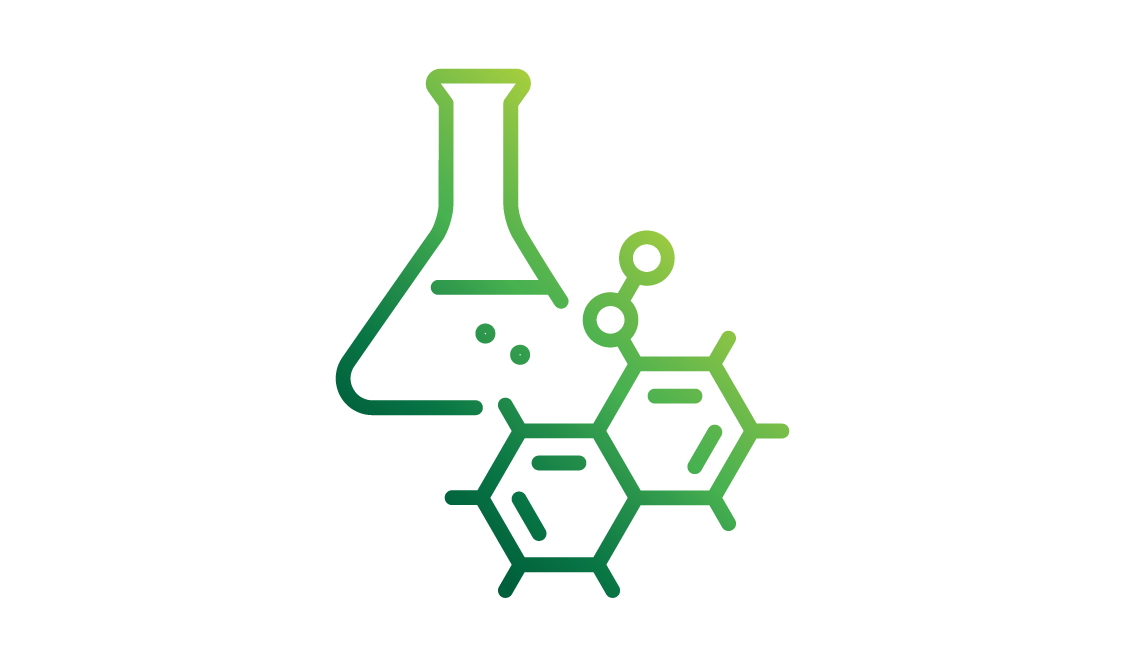 icon of enzymes and beaker
