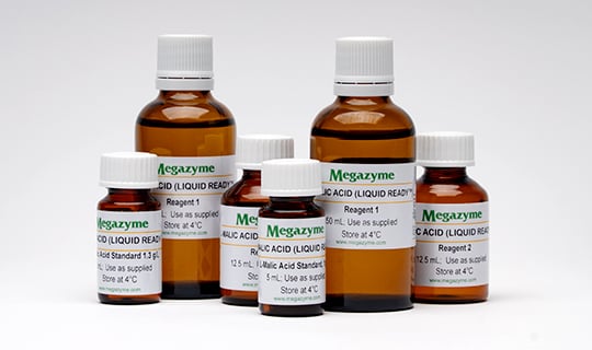 image of group of Megazyme Liquid Ready products