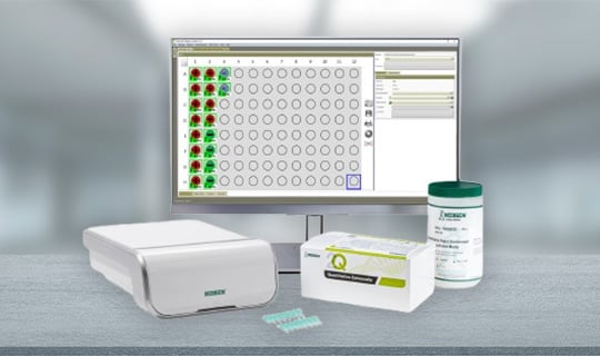 Molecular detection system with quantitative salmonella assay