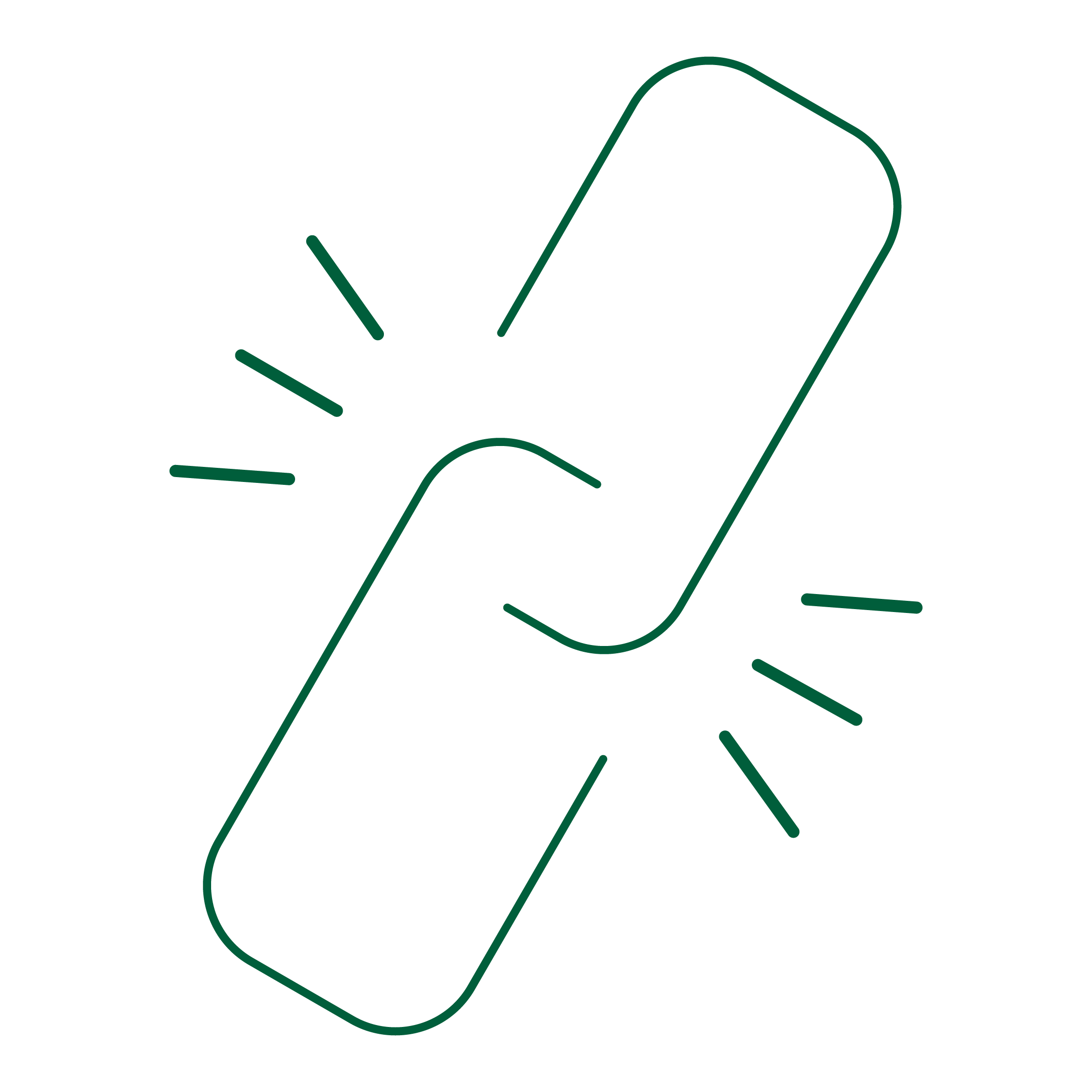 Icon of a heavy chain symbolizing the needle’s high structural strength.