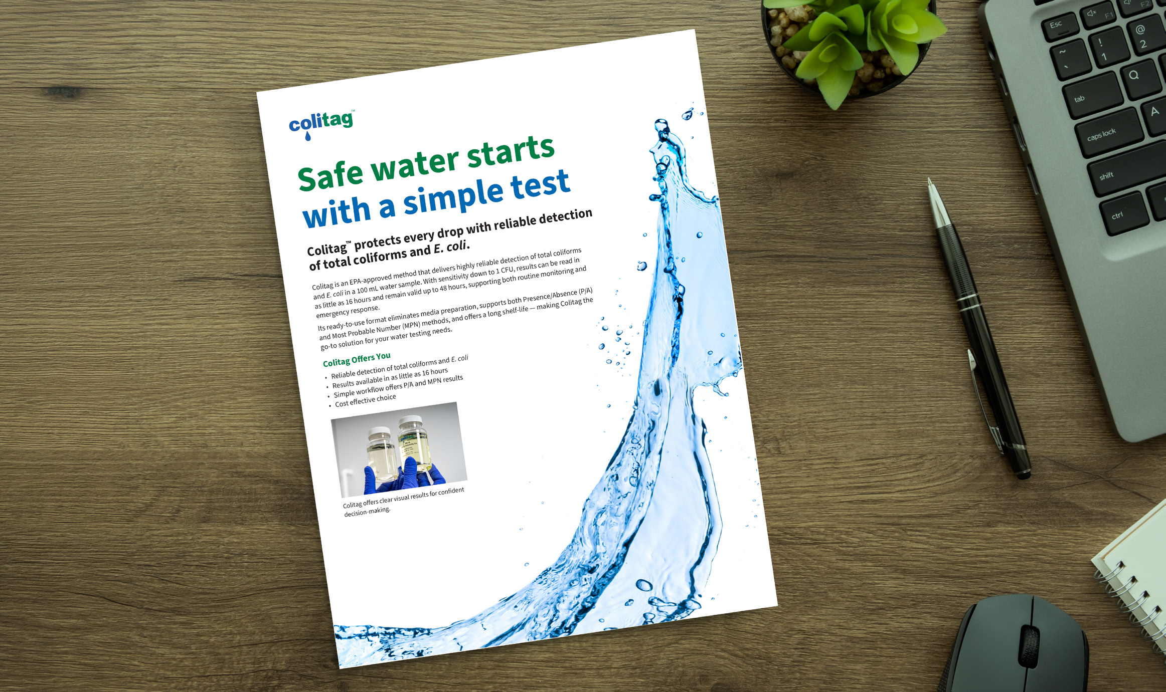 image of Quantitative Water Testing with the MPN Tray brochure