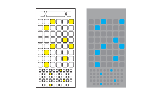 Water sample shows yellow for coliforms and blue fluorescence for E. coli in an MPN test.