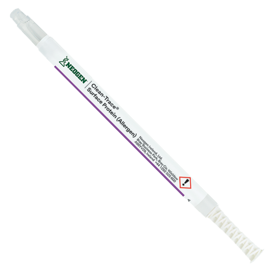 Clean-Trace⢠Surface Protein (Allergen) test swab used to detect allergen residues on food contact surfaces.