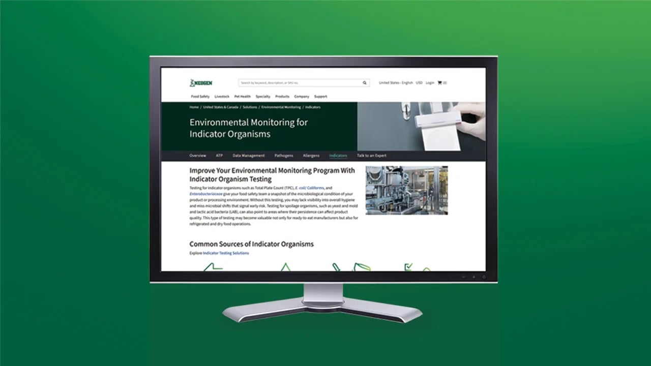 Neogen Environmental Monitoring Handbook for the food and beverage industry, developed in collaboration with Cornell University.