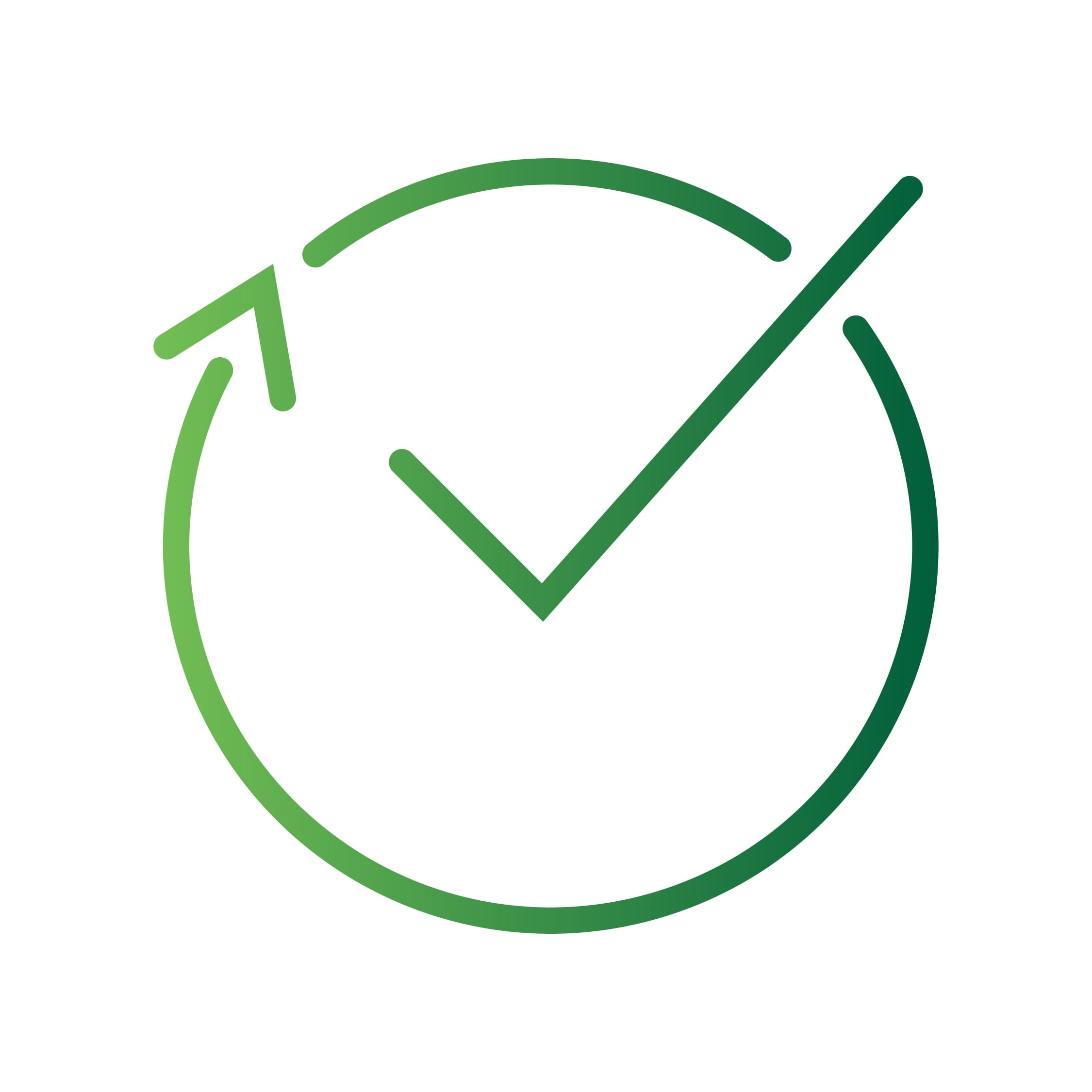 Check within circle icon