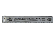 Dairy Cattle Weight Tape