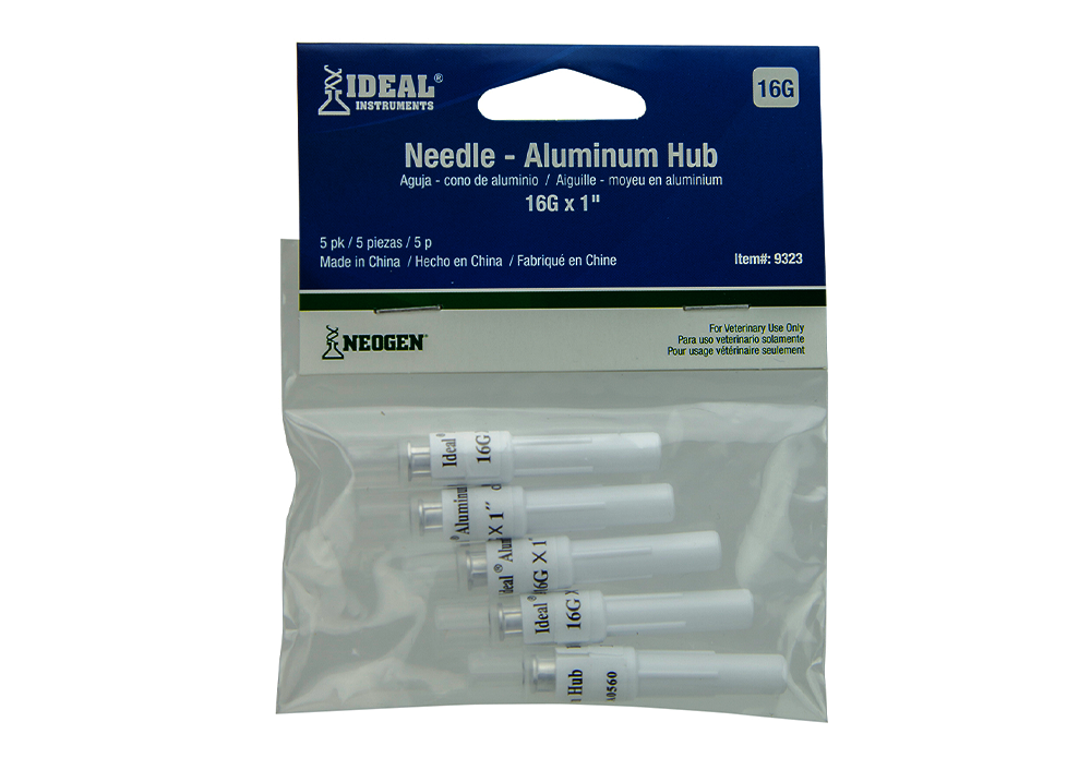 Ideal Aluminum Hub Needle, Retail Pack