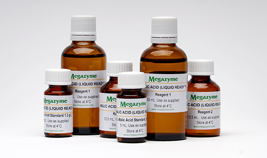 image of group of Megazyme Liquid Ready products