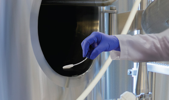 Pathogen testing environmental monitoring zones in a food facility.