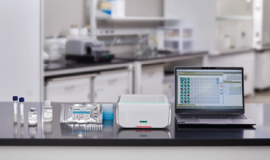 Neogen Listeria Right Now pathogen testing kit.