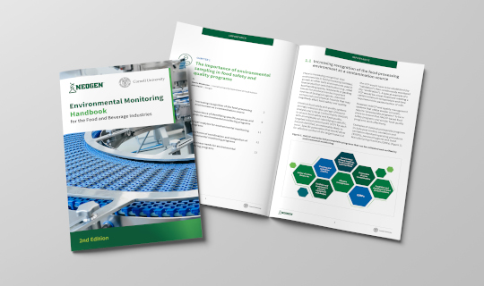 2nd Edition Neogen Environmental Monitoring Handbook for the food and beverage industries.
