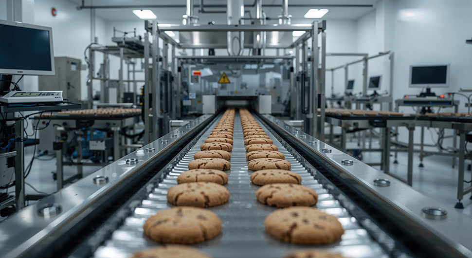 cookies in a food manufacturing company