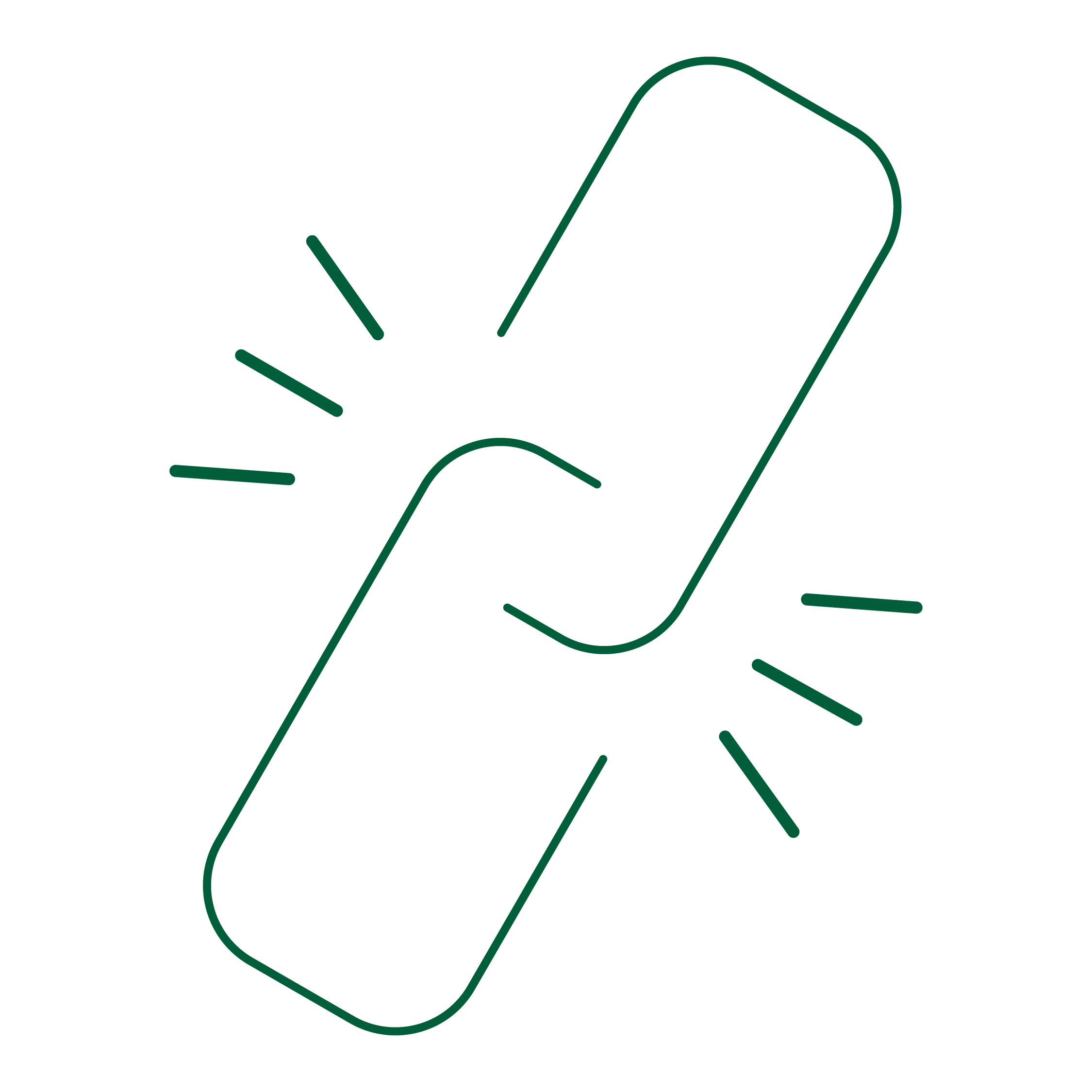 Icon of a heavy chain symbolizing the needle’s high structural strength.
