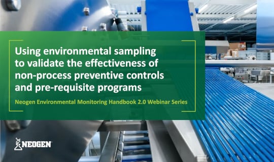 Neogen food safety EMP webinar series on preventive controls.